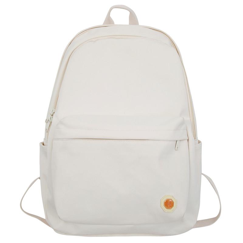 Легкий однотонный школьный рюкзак — фото 11