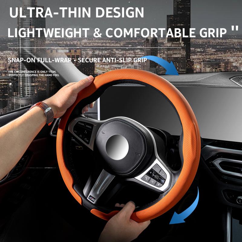 Suitable For Maserati Car Steering Wheel Covers Ghibli Quattroporte Levante Grecale Automobile Parts All Seasons Ultra-thin Anti