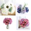 Elegant Bouquet Poppy Peony Gypsophila Simulation Flower Beautifully Crafted For Home Decor And Photography