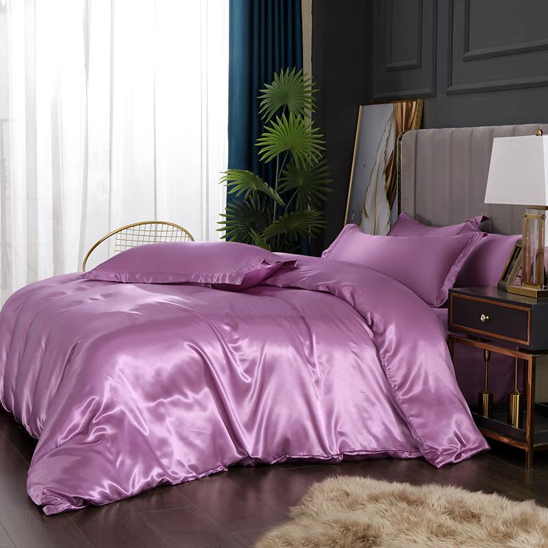 

1pcs Bed Duvet Cover for Summer Full Twin King Size Quilt Cover (no Pillowcase) Does Not Include Any Filler Satin Double Bedding 180cm 220cm