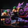 One Piece Zoro Figur Cool Groß Anime Statue Sammlerstück Modell Ornament Roronoa Zoro Teenager Geschenk