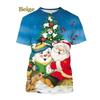 Christmas T Shirt Men Women's Shirts Casual Fashion Short Sleeve T Shirt Oversized Harajuku Tees Tops Kids Clothing Kids Tshirt