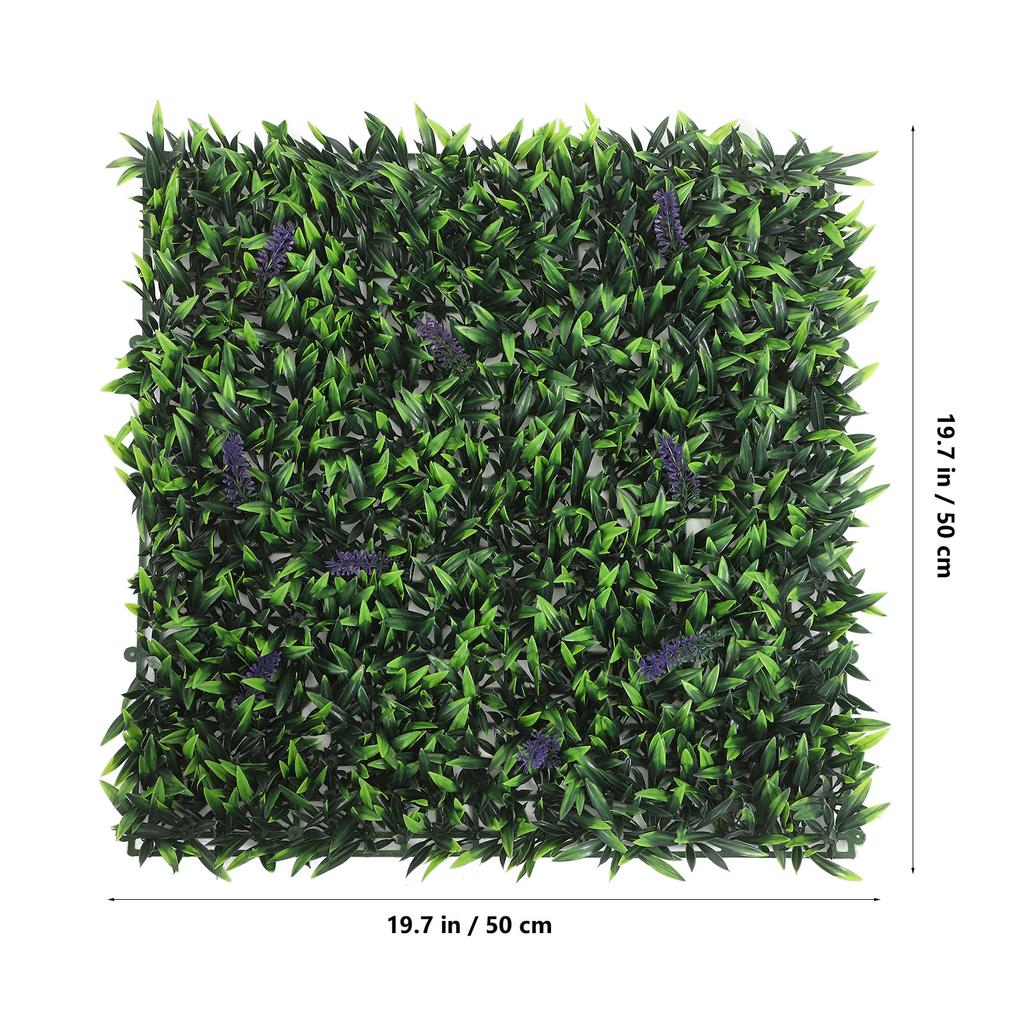 50*50cm Artificial Lawn Plant Grass Wall Backdrop Flowers Artificial Green Grass Wedding Hedges Panel Fence Greenery Decor