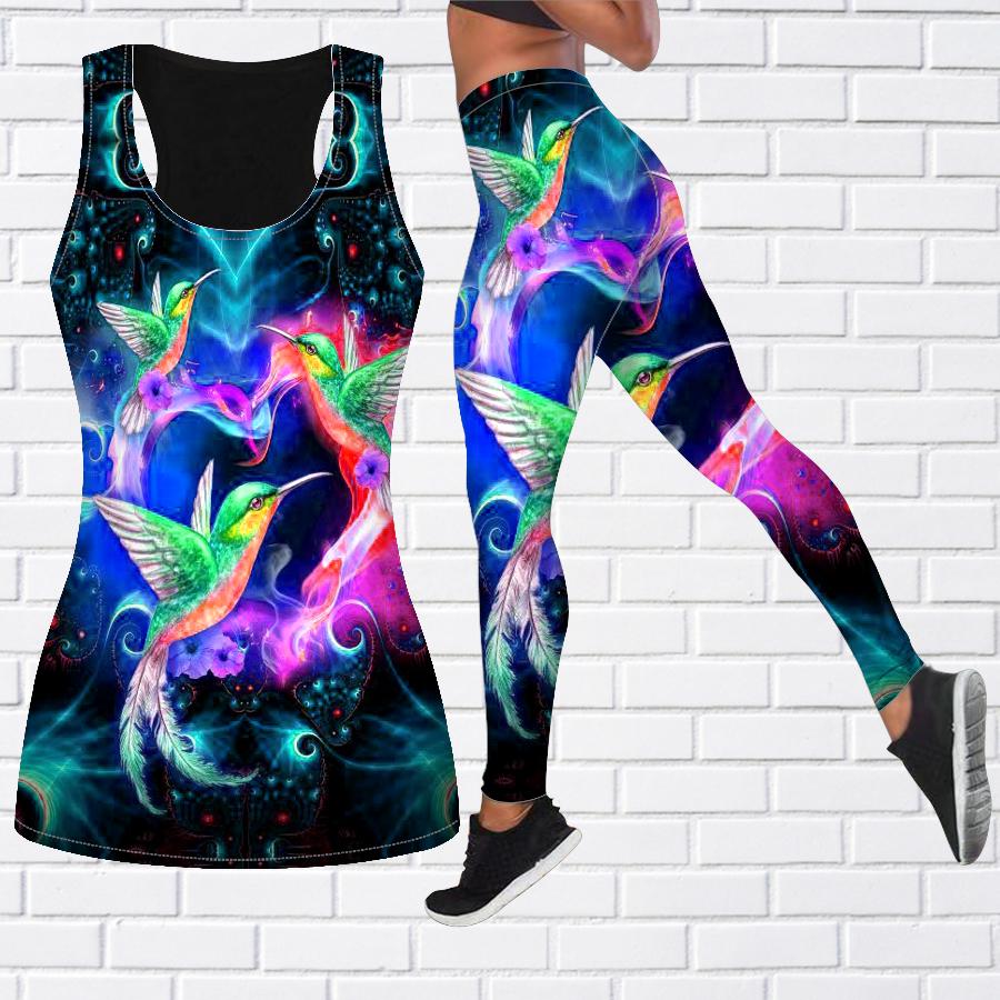 

Одяг для йоги з принтом кришталевої пташки для жінок Модні легінси для тренувань Фітнес Спорт Повсякденні штани для йоги XXL світло-синій колір