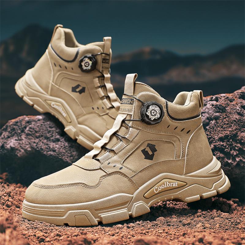 Off-Road Outdoor Shoes Outdoor Travel Hiking Shoes Breathable Men's Shoes Non-Slip Wear-Resistant Soles Comfortable Inner Breathable Upper