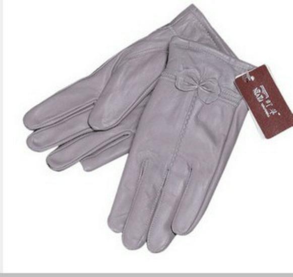 Damen-Winterhandschuhe aus echtem Schaffellleder – warm und stylisch für kaltes Wetter