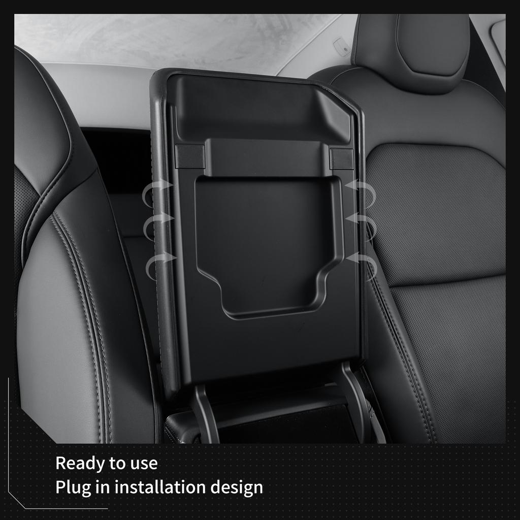 Für Tesla Model Y Juniper/Launch 2025 Armlehnenbox Schutzhülle Mittelkonsolen-Armlehne TPE Schutzmatte Autozubehör