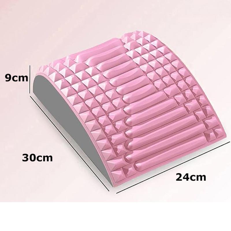 Back Waist Stretcher Neck Pillow Lumbar Support Massager For Sciatica Herniated Disc Pain Relief Massage Relaxation Heath Care