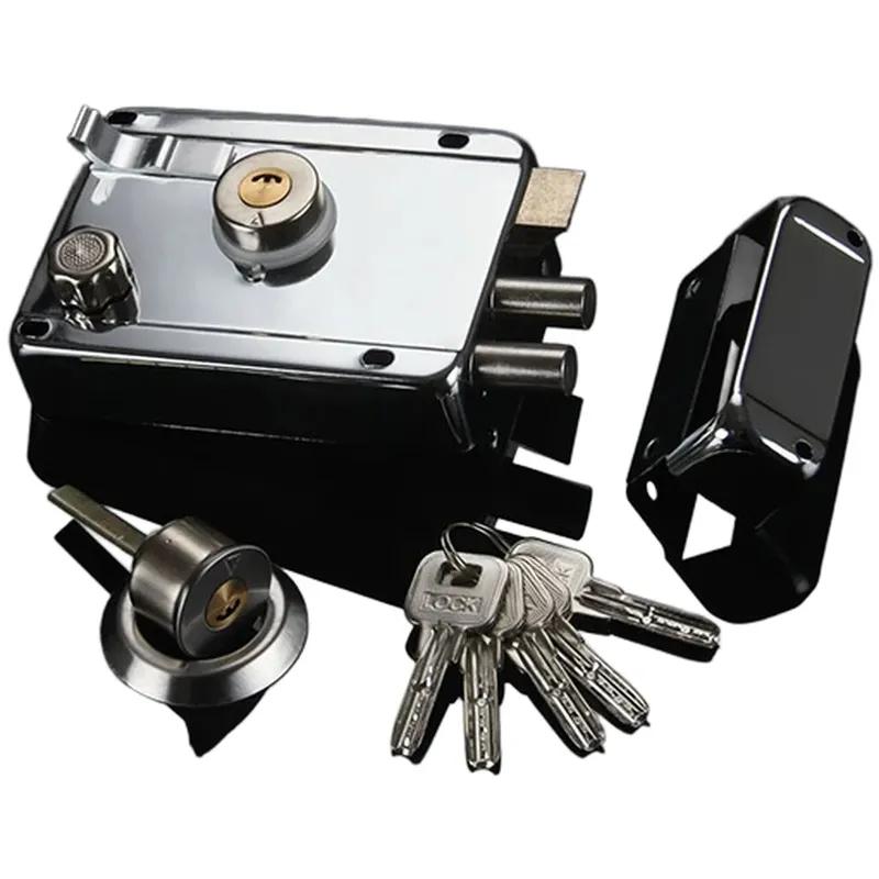 Exterior Gate Lock Stainless Steel Copper Lock Left Open With Security Prevent Theft Gate Lock Exterior Gate Lock For Doors