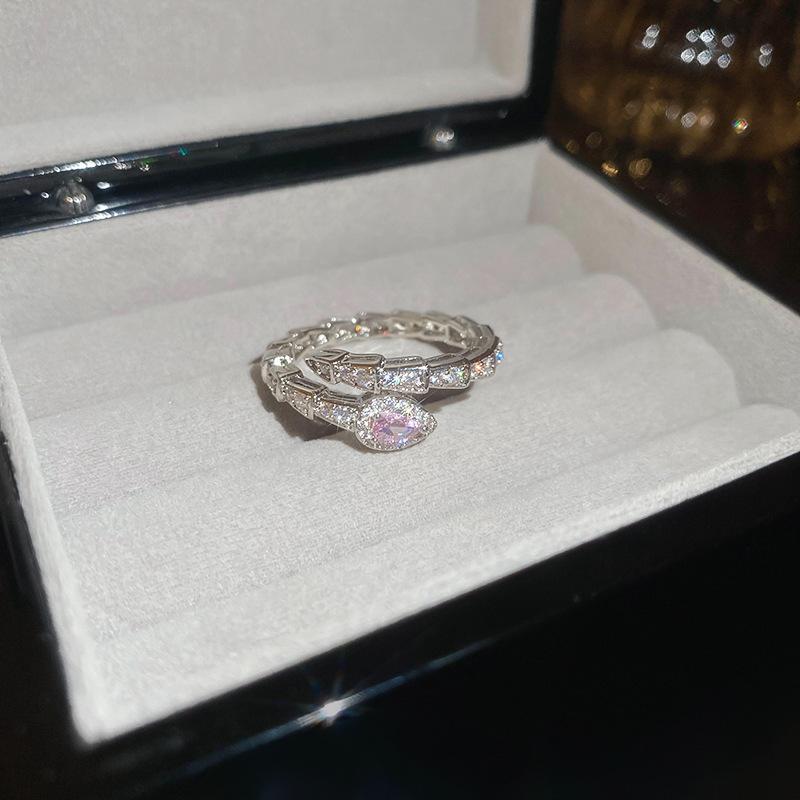 Prsten na otevírání sáčků se cukrem, pozlacený skutečným zlatem, osazený diamanty, Lehký, Vysoce luxusní, High-end, Prsten na ukazováček, Univerzální šperk pro dojíždění