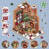 Festive Christmas Miniature World Scenery Stickers - Cute, Waterproof, Stackable DIY for Celebration
