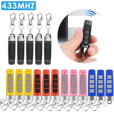 Télécommande Copie 433MHz Transmetteur 4 Canaux Porte-clés Ouvre-porte de Garage Portail Électrique Duplicateur Contrôleur de Code de Clonage