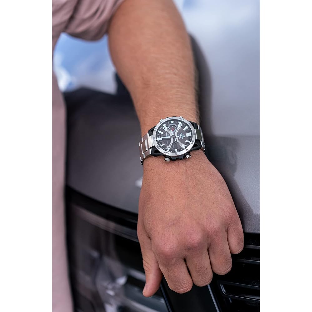 Casio Edifice Solar Bluetooth Men's Watch ECB-2000YD-1AJF Silver Stainless Steel 200m Water Resistant