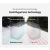 Comprehensive REVO True Film Ski Glasses Double-layer Anti-fog and Anti-snow Blindness Goggles Snow Goggles Card Myopia/HX16
