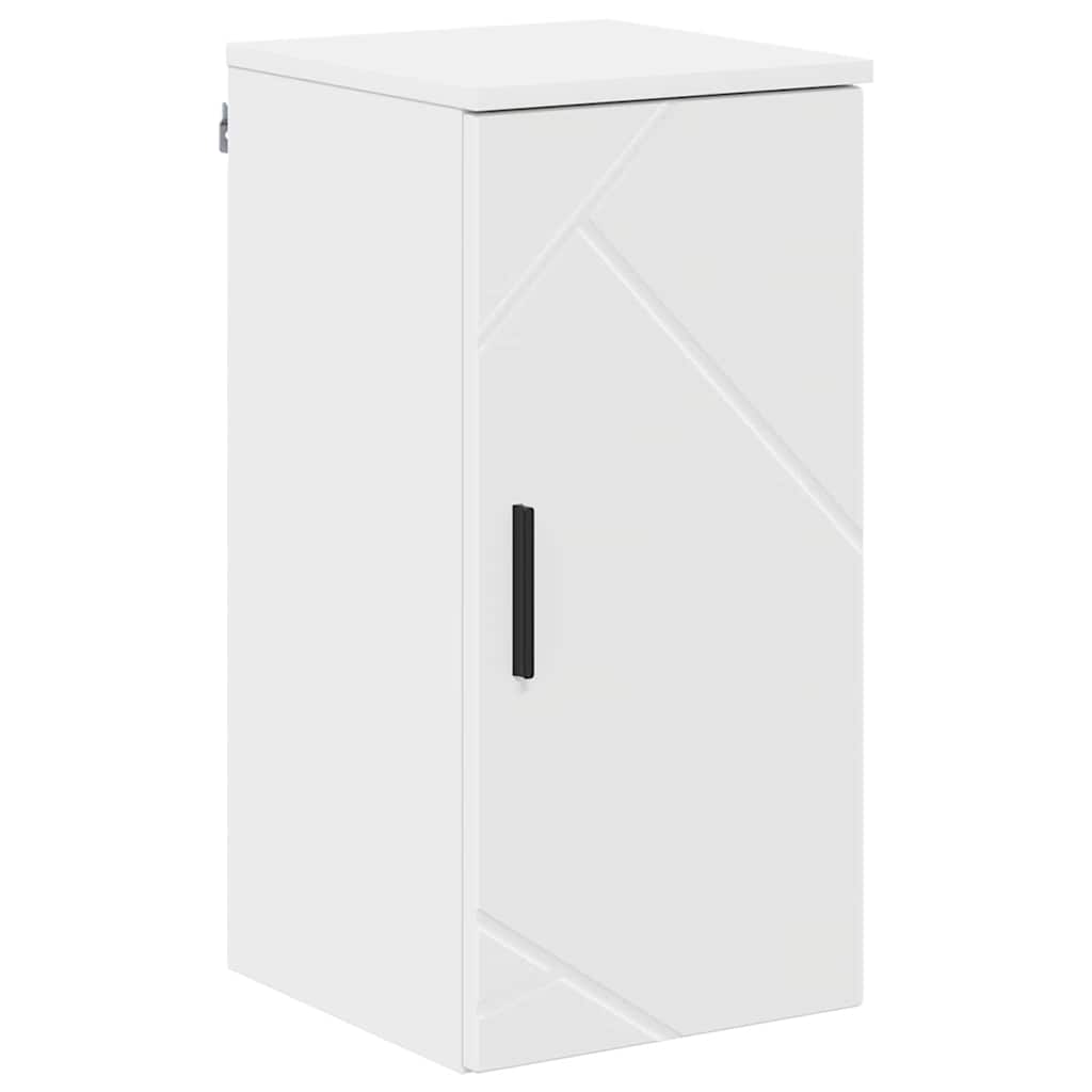 Bathroom Cabinet White 30 x 31.5 x 61 cm Engineered Wood & Metal