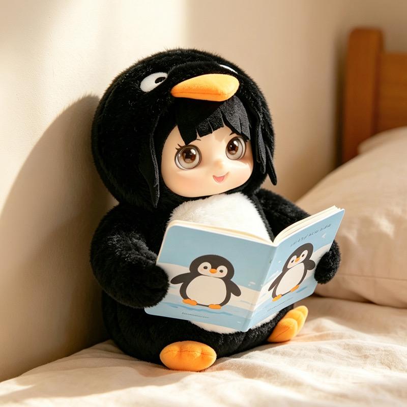 Peluche Carino Gugu Gaga Animali di Peluche del Film Pinguino Carino Colorato Profumato Bambole in Vinile Giocattoli per Bambini Regalo di Compleanno per Bambine