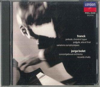 CD BORETTO (JORGE), FRANK, CHAILLY (RI - Frank: Piano Works POCL3549 POLYDOR 1994 Japan Classical Used