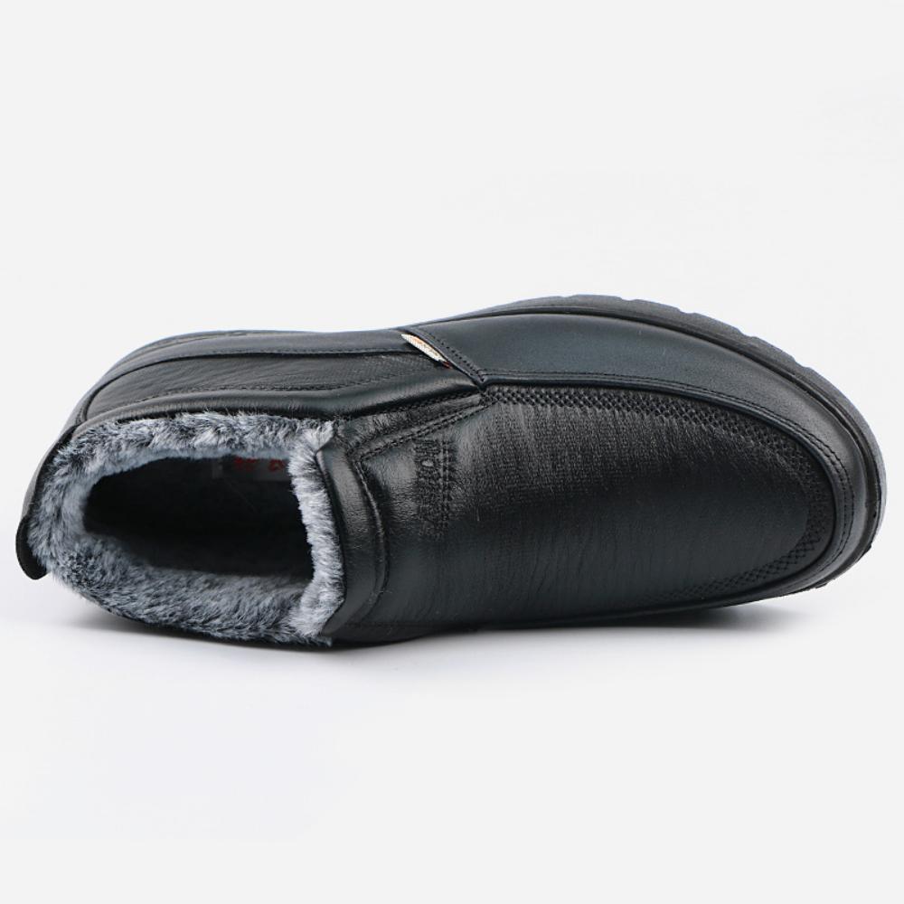 Mode Winter Herren Baumwollstiefel Kurzer Plüsch Verdickt Warm Modische Schneestiefel 2024 Neue Lässige Baumwollschuhe Mittelhoch Herrenschuhe