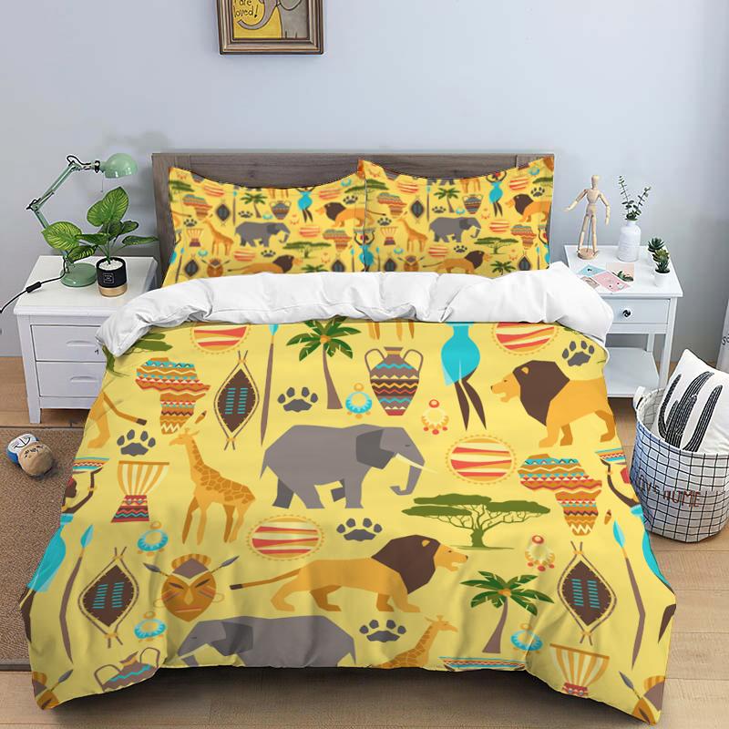 3D Bed set Beautiful Beach Bedding Bed Sets Modern Quilt Cover+pillowcases Winter California King Bedding Sets Jogo De Cama Bed