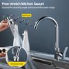 3 Modes Extendable Faucet Sink Faucet 360° Rotation Filter Extension Tube Shower Water Saving Tap Universal Kitchen Accessories