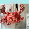 Emperor Crab Plush Keychain With Soft Short Pile For Bag And Sofa Decor