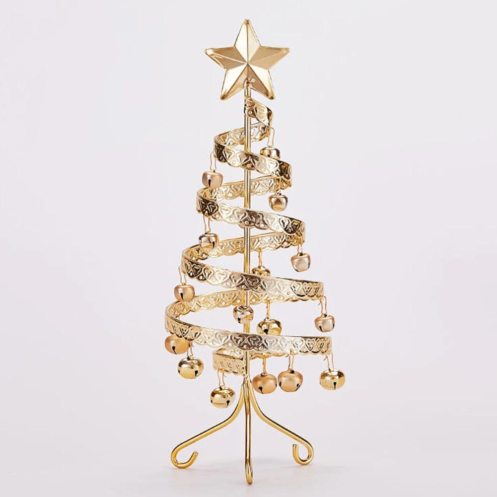

1Pc Mini Christmas Iron Mini Xmas Trees Xmas Decor Tabletop Decor Colorful Metal Holiday Tabletop Artificial Christmas Tree