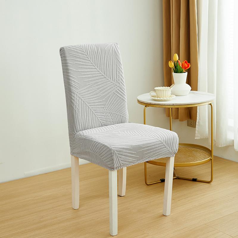 Waterproof Jacquard Dining Chair Covers, Chair Covers For Dining Room Stretch Kitchen Chair Protector Cover, Removable, Washable