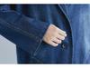 2023 Herbst Koreanische Übergroße Plus Size Jeansjacke für Damen
