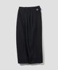 AGOD Strap Banding Wide Slacks [Black Stripe]