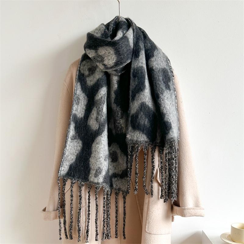 New  Cashmere Scarf Shawl Thicked  Warm Blanket Long Tassels Soft Shawls Neck Wraps Pashmina Scarves Ladies' Luxury Scarf