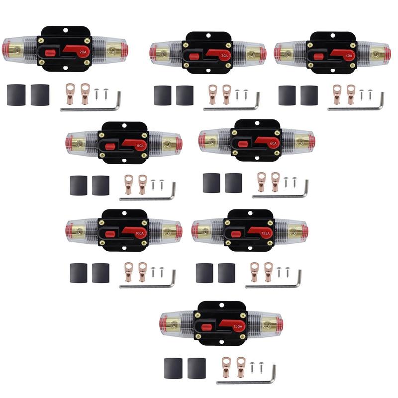 Generic Circuit Breaker with Manual Reset Switch Spare Parts RV Marine Accessory for Ships Rvs Tractors Multipurpose Sturdy