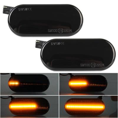 Blikající boční ukazatel pro Volkswagen VW Golf Bora Passat Paul T5 Sharan Shar an 2PCS LED Dynamické směrové světlo Auto Světlo Autopříslušenství