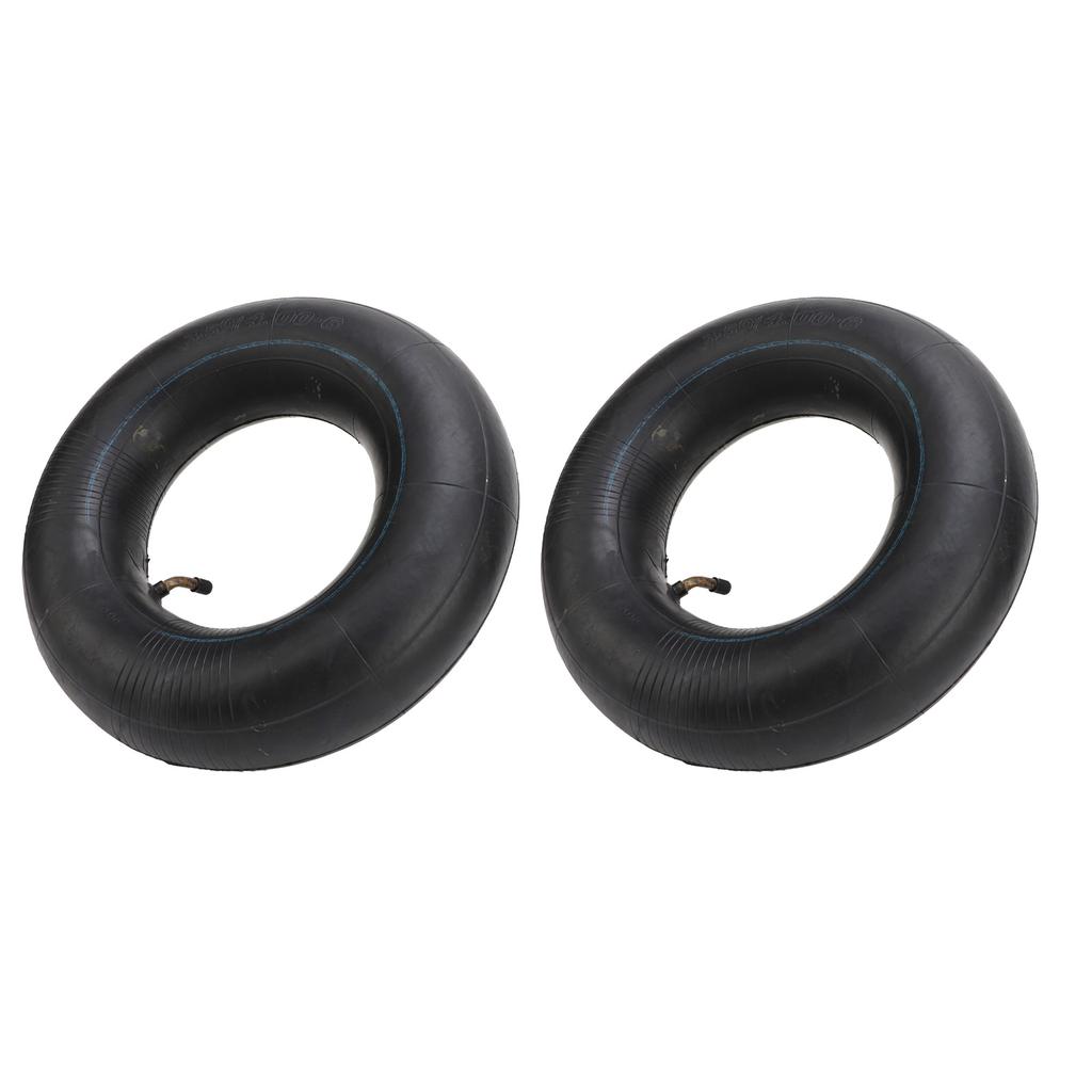 2PCS 3.50 4.00‑6 Tire with TR87 Bent Valve Stem Rubber for Wheelbarrows Go Kart ATV Snow Mowers Hand Trucks