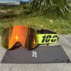 Magnetic Ski Goggles with Bag Double Layer Polarized Lens Skiing Anti-fog UV400 Snowboard Goggles Men Women Ski Glasses Eyewear