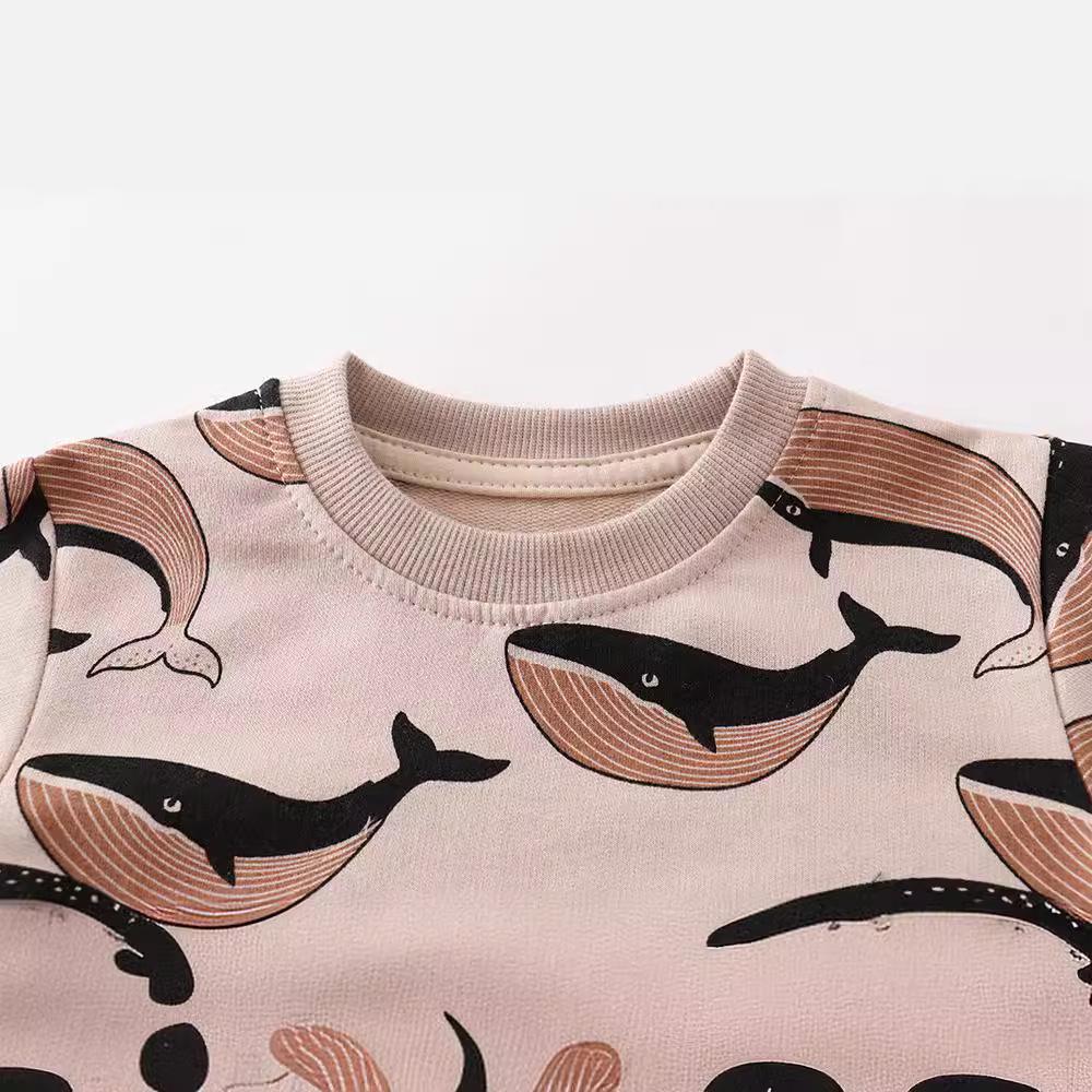 European Style Cotton Long Sleeve Hoodie for Boys - Autumn/Winter