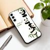 panda Phone Case Black Silicone Soft For Samsung Galaxy A73,A72,A71,A70,A53,A52,A51