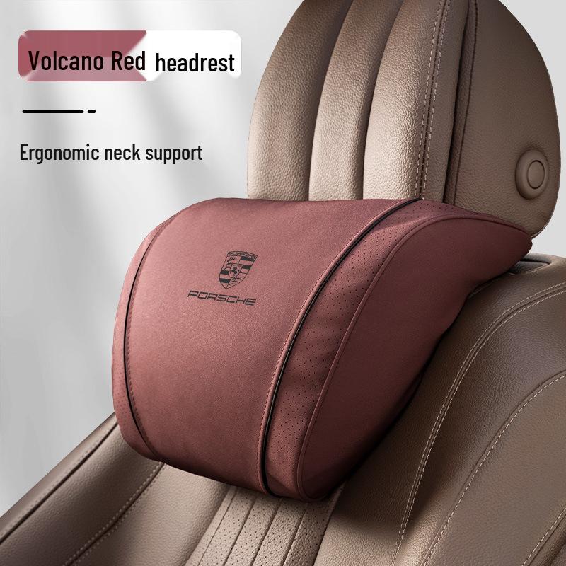 Porsche Kopfstützen- und Lendenwirbelstützkissen für Macan, Cayenne, Panamera, 718/911