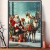 Full Diamond Cute Christmas Decoration Painting Kit 5D Diamond Embroidery Handmade Crafts Rhinestone Art Home Wall Decor