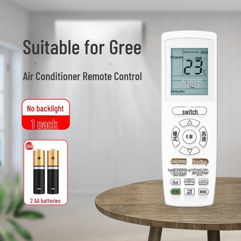Universal Air Conditioner Remote Control for Gree, Midea, Hualing, Haier, Handian, Chigo, and More Major Brands