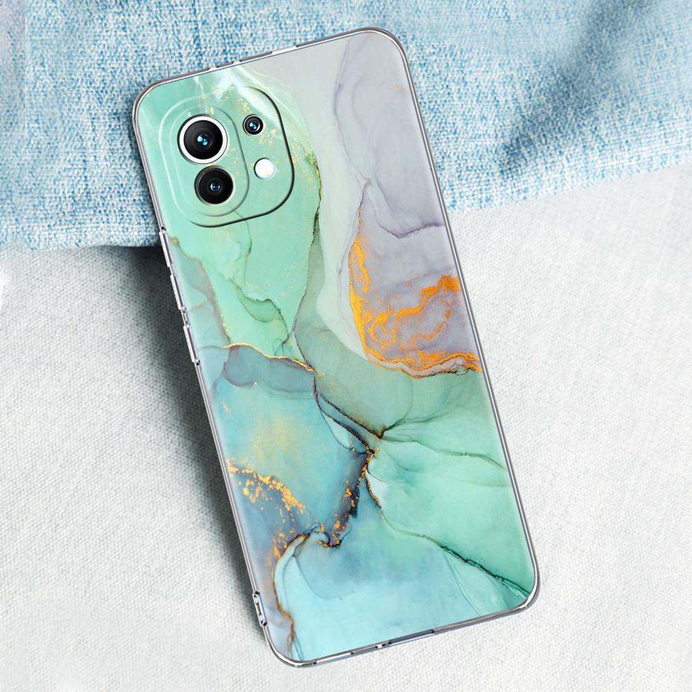 Marble For Poco X5 X3 NFC F5 F4 F3 M3 Clear Phone Case For Xiaomi 12T 12 13 Lite 11 Ultra Mi 10T 5G 11X Pro 11T Silicone Cover