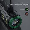 2 pezzi Mini Torcia Super Luminosa Tre Occhi Flash Esplosivo Piccola Torcia Impermeabile LED Clip per Cappello Luce Escursionismo Esterno luce forte portatile