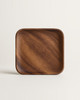 1Pc Square Acacia Wooden Plate Large Small Snack Plate Cake Fruit Appetizer Tray Wooden Serving Plate Dishes Tea Tray Tableware