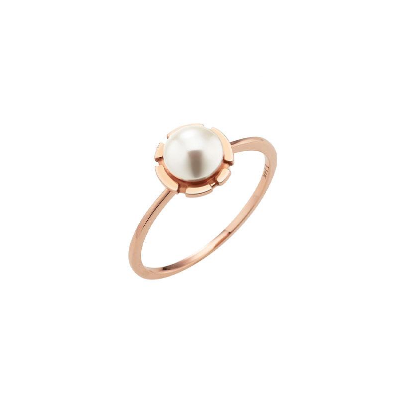 Tirrlirr 14K Pink Gold Dandelion Mini Pearl Ring Trjk4P00129M