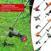 Universal-Rasentrimmer, Grasfresser, Cutter, verstellbare Stützräder, Garten-Rasenmäher-Teile, Lithium-Elektromäher-Zubehör