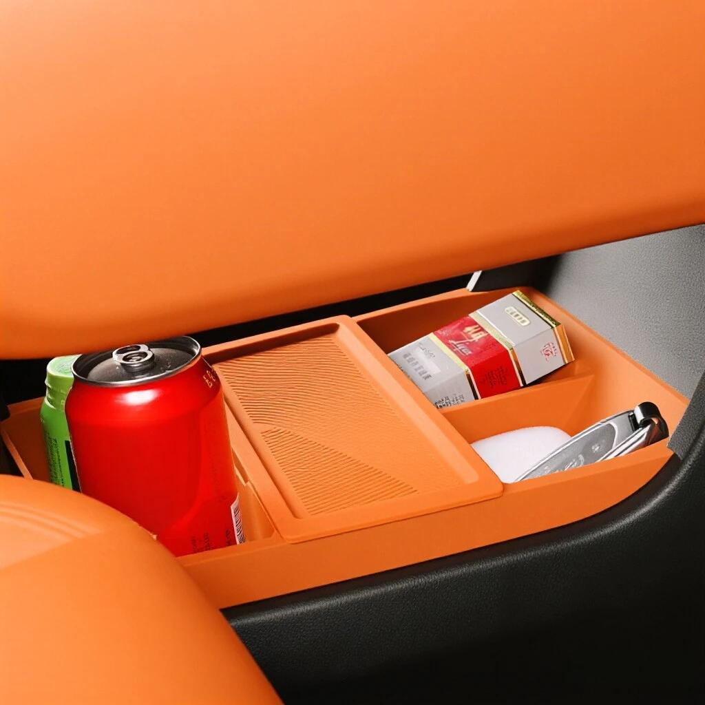 For Haval V7 Raptor Menglong 2026 2025 Silicone Center Console Armrest Box Lower Storage Box Interior Tidying Accessories
