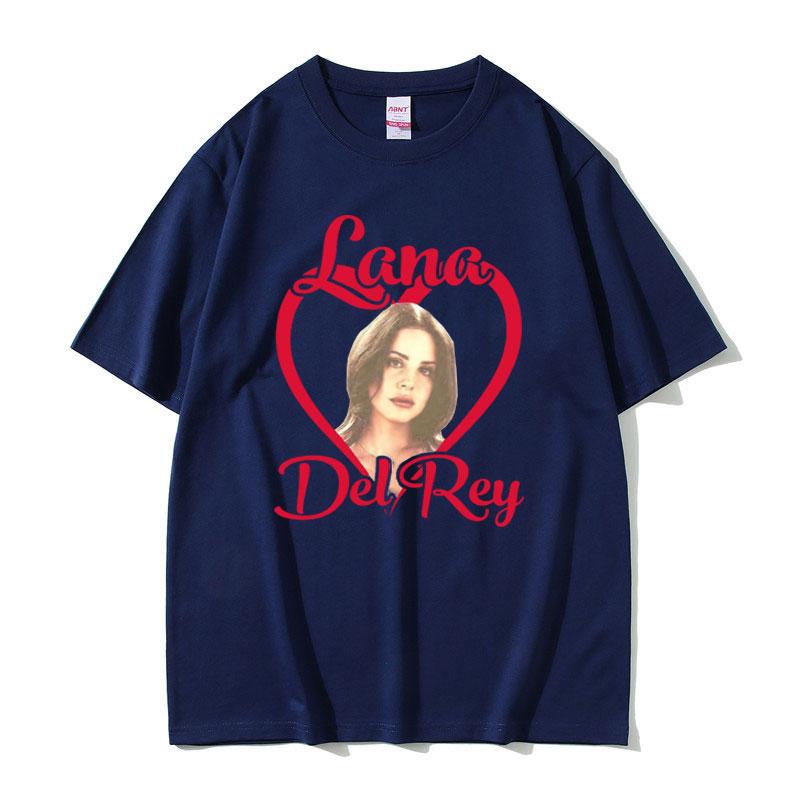 Lana Del Rey Love Grafické tričko Krátký rukáv Léto Muži Ženy Umění Estetické tričko Topy Unisex Móda Harajuku Streetwear