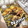 Benutzerdefinierter Name Personalisierter Demon Slayer Druck Teppich, Vielseitiger Heimdekor Teppich, für Spielzimmer, Wohnung, Balkon, Eingangsbereich, Flur Geschenk