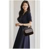 Women Multi Compartment Soft Faux Leather Handbag with Detachable Crossbody Strap for Daily Commute