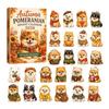 Interactive Holiday Games 2026 Dog Christmas Advent Calendar, 24-Day Acrylic Ornament Set with Mini Puppy Seasonal Party Supplies Figures,