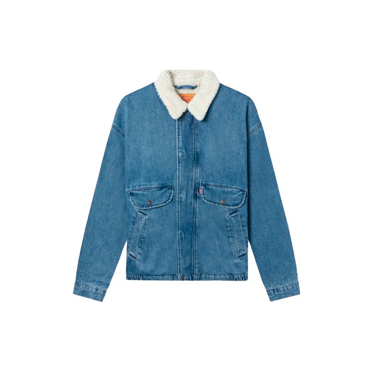 

Мужская джинсовая куртка Levis из искусственной овчины Синяя A0729-0000 XS